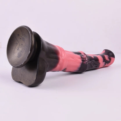 FAAK Silicone Long Penis Fantasy Knot Horse Dildo With Sucker Sex Toys For Women Anal Plug Female Masturbator Adult Games