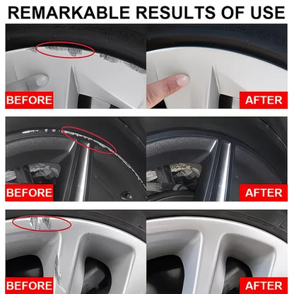 100g Universal Alloy Wheel Repair Kit, Rim Scratch and Wear Repair Paste with Oxidation Protection and Polishing Cream
