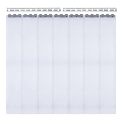 7X PVC Strip Curtain Plastic Soft Freezer Room Door Curtain Kit Hanging 18cm X2m Air-Conditioning Heat Insulation