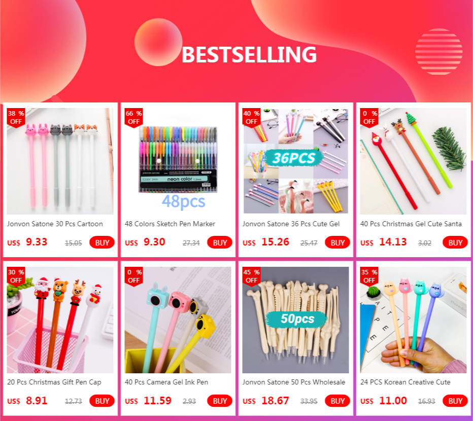 Jonvon Satone 50 Pcs Wholesale Bone Shape Ballpoint Pen Novelty Pen Writing Supplies Gifts School Office Stationery Blue Refill