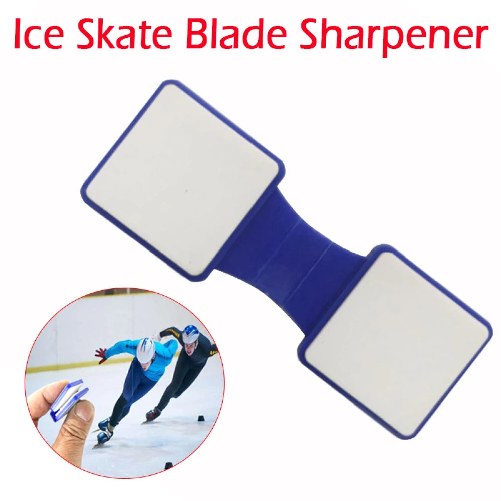 Double-sided Ice Skate Blade Sharpening Stone Diamond Sharpening Stone Ice Skate Edge Blade Sharpener Roller Shoes Speed Skating