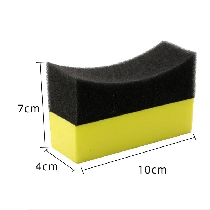 5/10pcs Car Wheel Cleaning Sponge Tire Wash Wiper Water Suction Sponge Pad Wax Polishing Tire Brushes Tools Car Wash Accessories