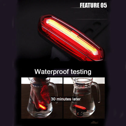 Bicycle Tail Lamp Waterproof Bicycle Light LED Bike Rear Lights High Bright Night Cycling Safety Warning Lamp Road MTB Lantern