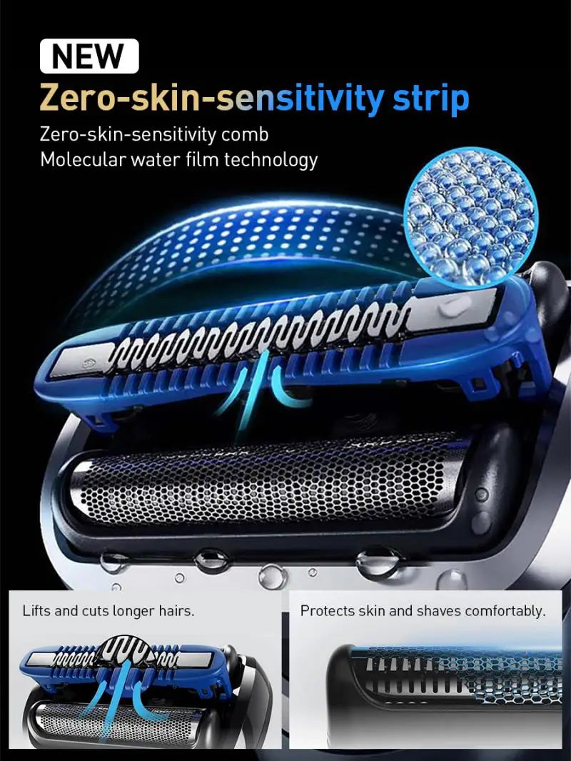 Braun Electric Shaver Series S5 Pro+ Reciprocating Electric Shaver Men Razors Ipx7 Waterproof Beard Trimmer Wet and Dry Dual