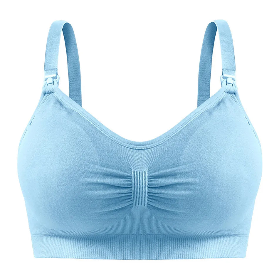 Breathable Maternity Pregnant Bras Comfort Breastfeeding Sleep Bralette Women Wireless Seamless Nursing Underwear