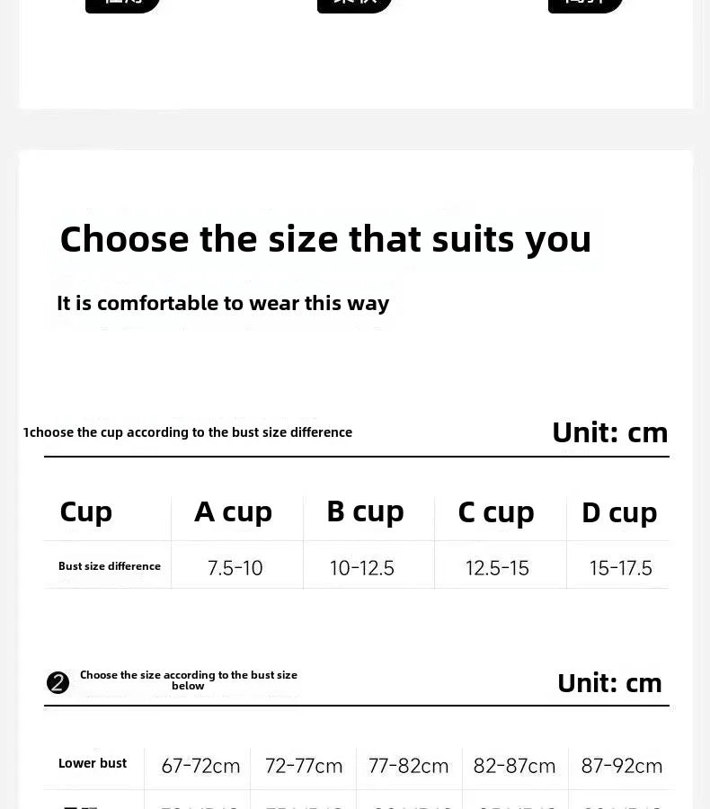 6cm Thickened Push-Up Bra for Small Chest Wireless No Steel Ring Letter Print Adjustable Straps Anti-Slip Pads Seamless Lingerie