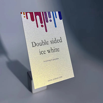 A4 20/50Pcs Double Sided Ice White Pearl Paper 120/160/200/250/300G Thick Paper Laser Printing For Making Business Invitation