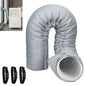 Portable AC Hose Insulation Sleeve Air Conditioner Hose Cover Wrap Fits for 5" & 5.9" Dia Exhaust Hose with 3 Adjustable Straps