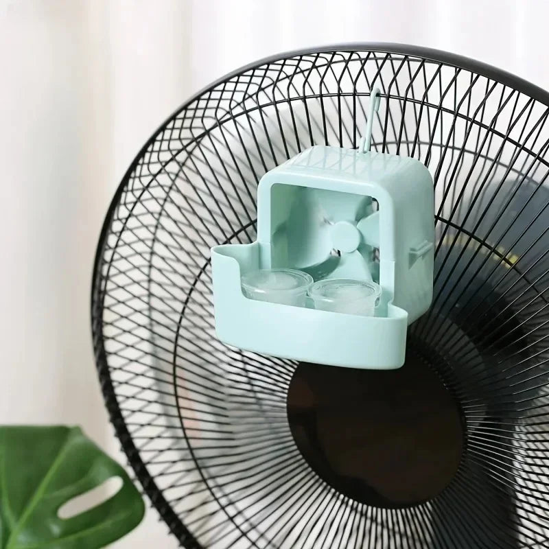 Fan Humidifier Cooler, Household Floor Fan with Water Cooling, Dorm Desktop Mini Air Conditioner Fan, Summer Heat Relief Small F
