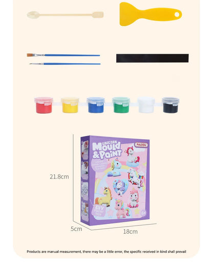 Arts and Crafts Set Painting Kit Unpainted DIY Dinosaur Space Projects Creative Blank Model Toys Graffiti Montessori Educational
