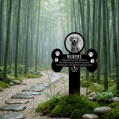 Personalized Pet Memorial Cross Stake, Custom Name & Date,Lawn Decor,Sympathy Present For Grieving Pet Owners,Pet Loss Keepsake