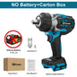 Gisam 2800N.M Brushless Electric Wrench 1/2 Inch Cordless Impact Wrench Electirc Screwdriver Drill For Makita 18V Battery Pin