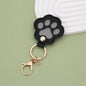 S27 Dog Hair Collector Keychain Leather Pet Memorial Gift Keepsake for Dogs and Cats Fur Storage Pendant Charm Gift Keychain