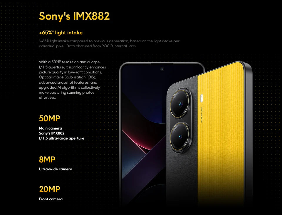 POCO X7 Pro 5G NFC 256GB 12GB 512GB Dimensity 8400-Ultra 6.67" 120Hz Display 6000mAh 5G NFC