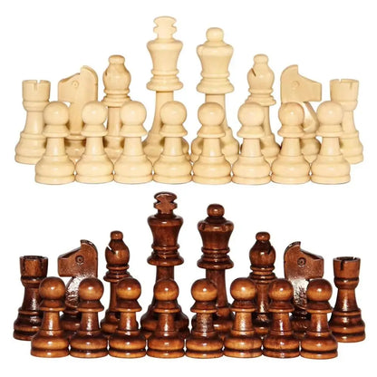 3-in-1 Chess&Backgammon&Checkers Set Chessboard Wooden Board Games Set Educational Improve Intelligence International Chess Game
