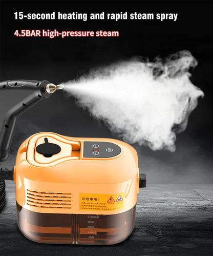 2500W High Pressure High Temperature Household Steam Cleaner For Air Conditioner Kitchen Car Furniture Handheld Steam Cleaner