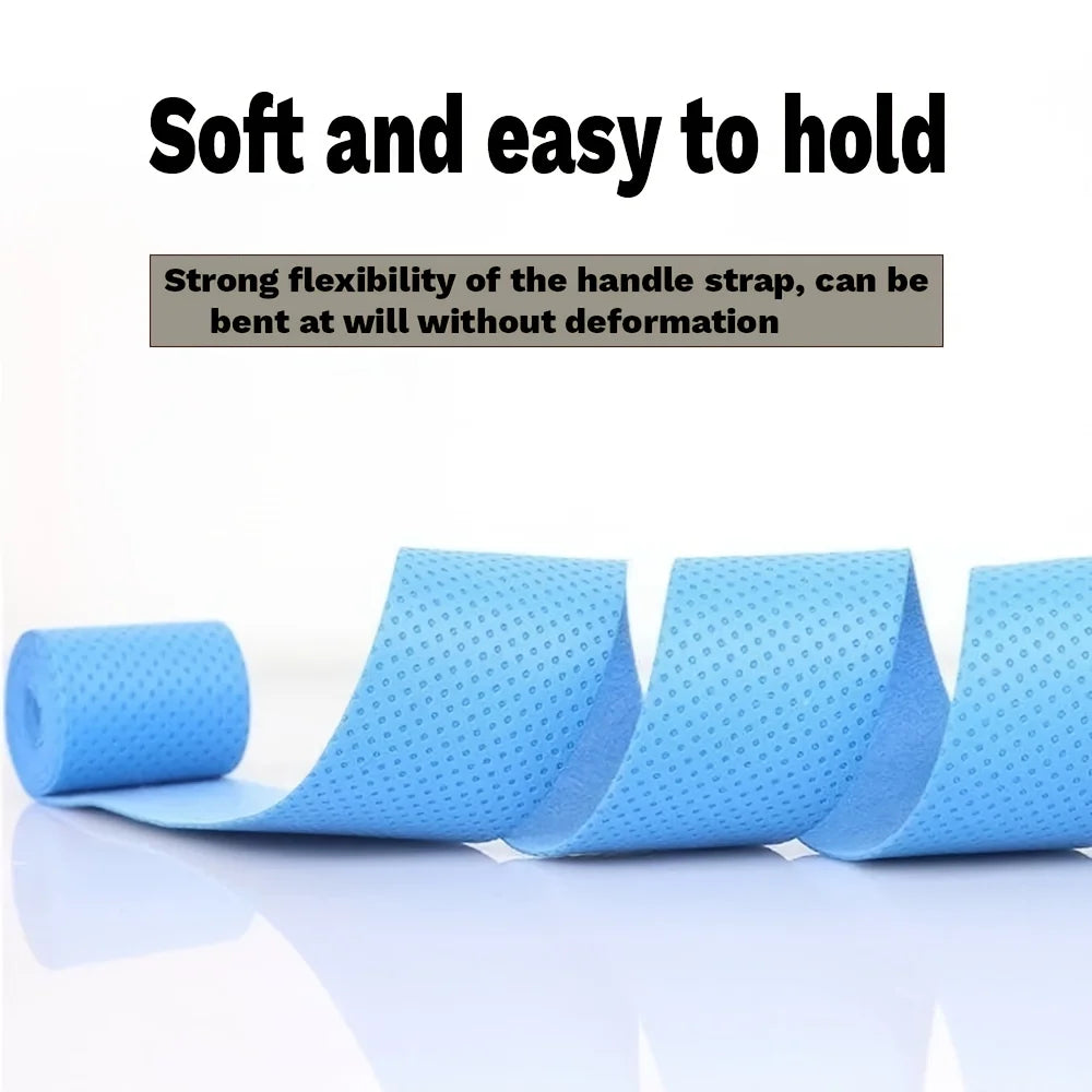 Tennis Racket Wrap Grip Rubber Pre-Cut Non-Slip, Sweat-Absorbing Hand Tape Badminton Pickleball Comfortable Cushion Grip