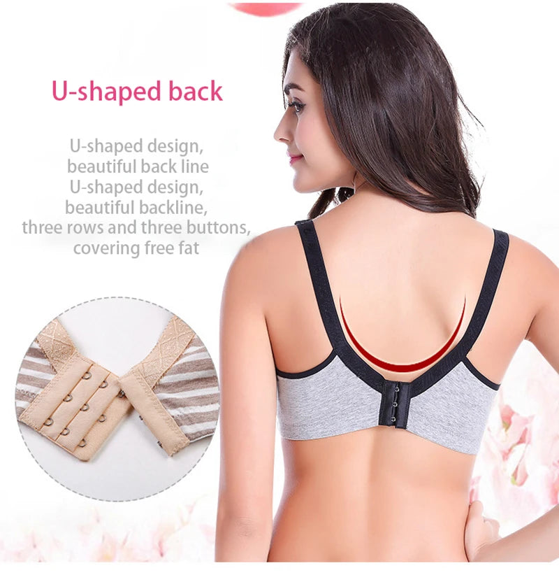 Maternity Bras Wirefree Nursing Bra Panties Set Pregnancy Clothes Prevent Sagging Breastfeeding Women's Breathable Lactancia Bra