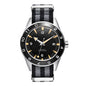 41MM Sapphire Glass 100m Waterproof Japan  Automatic Luminous Mens Watch Nylon Strap