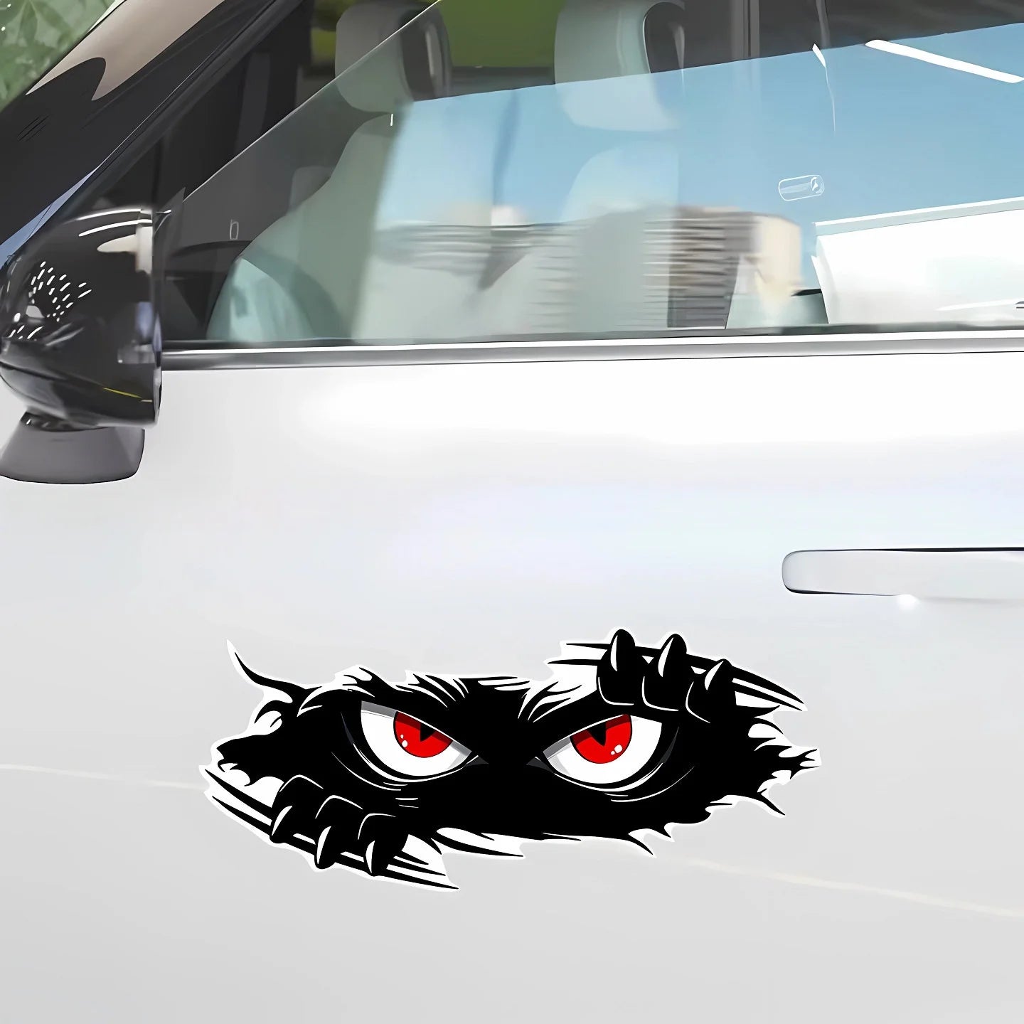 15cm Laptop Funny Monster Sticker Waterproof 3D Vinyl Self Adhesive Funny Anime Cute Auto Motorcyc Peeking Monsters Car Stickers