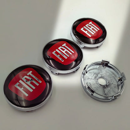 4pcs Fiat 500 Abarth Lancia Car Wheel Center Hub Cap Car Wheel Center Caps Hubcap Cover 60mm