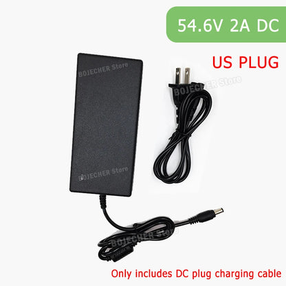 42V 54.6V 2A Battery Power Adapters For Lithium Battery Pack AC100-240V 36V 48V 2A Lithium Battery Charger 5 Plugs EU / US Plug