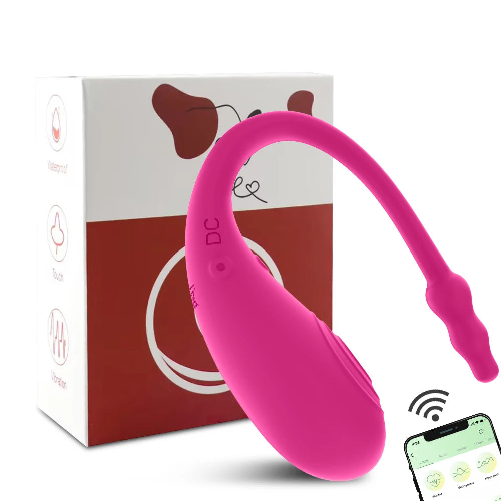APP Remote Control with 9 mode Wearable Underwear Egg Vibrator for Female male Stimulator, Adult sex toy Couple Sex toy Games