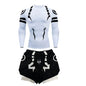 Anime Jujutsu Kaisen Compression Set Fitness Suit for Men Quick Dry 3D Compression Shirt+Gym Shorts Running Workout Sportswear