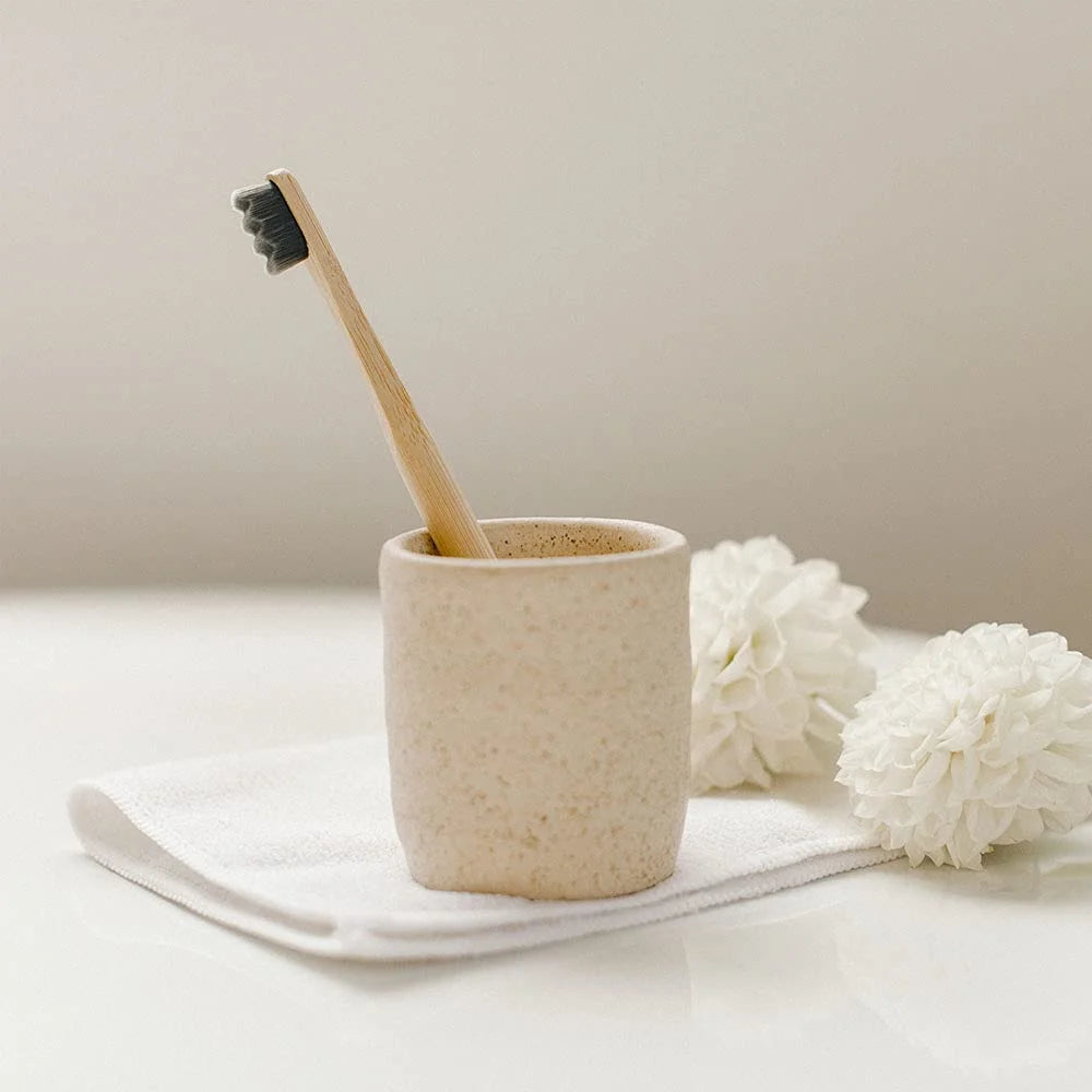 4Pcs  Bamboo Toothbrush Biodegradable20,000 High Bristle Count Toothbrush - Micro-Nano Extra Soft Bristles for Sensitive Teeth