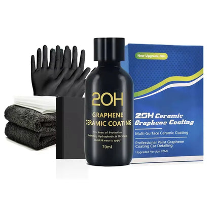 20H Advanced Graphene Ceramic Coating for Cars (70ml) Self Healing and UV Track Technology Car Care Product