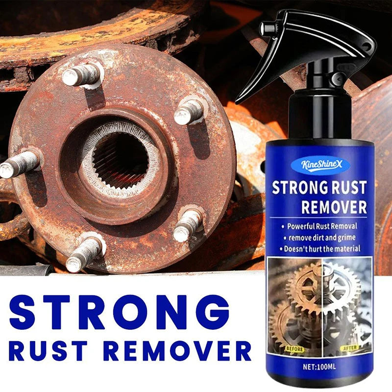 1/3 Pcs 100ml Car Rust Remover Spray Clean Metal Iron Quickly Auto Exhaust Pipe Rust Derusting Spray Auto Stain Removal Agent