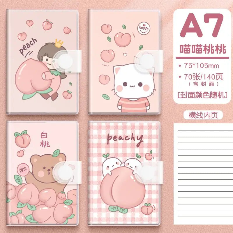 Kawaii Mini Portable Notebook Small Notepad For Daily Notes School Office Stationery Convenient To Carry Cute