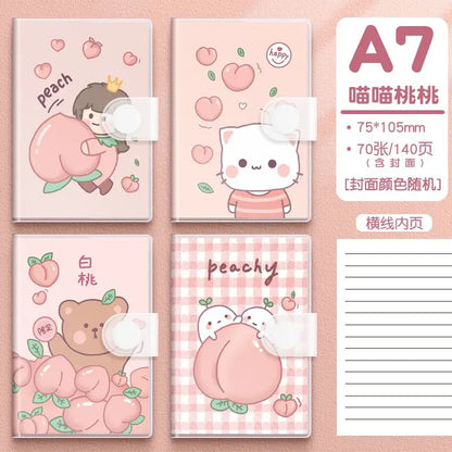 Kawaii Mini Portable Notebook Small Notepad For Daily Notes School Office Stationery Convenient To Carry Cute