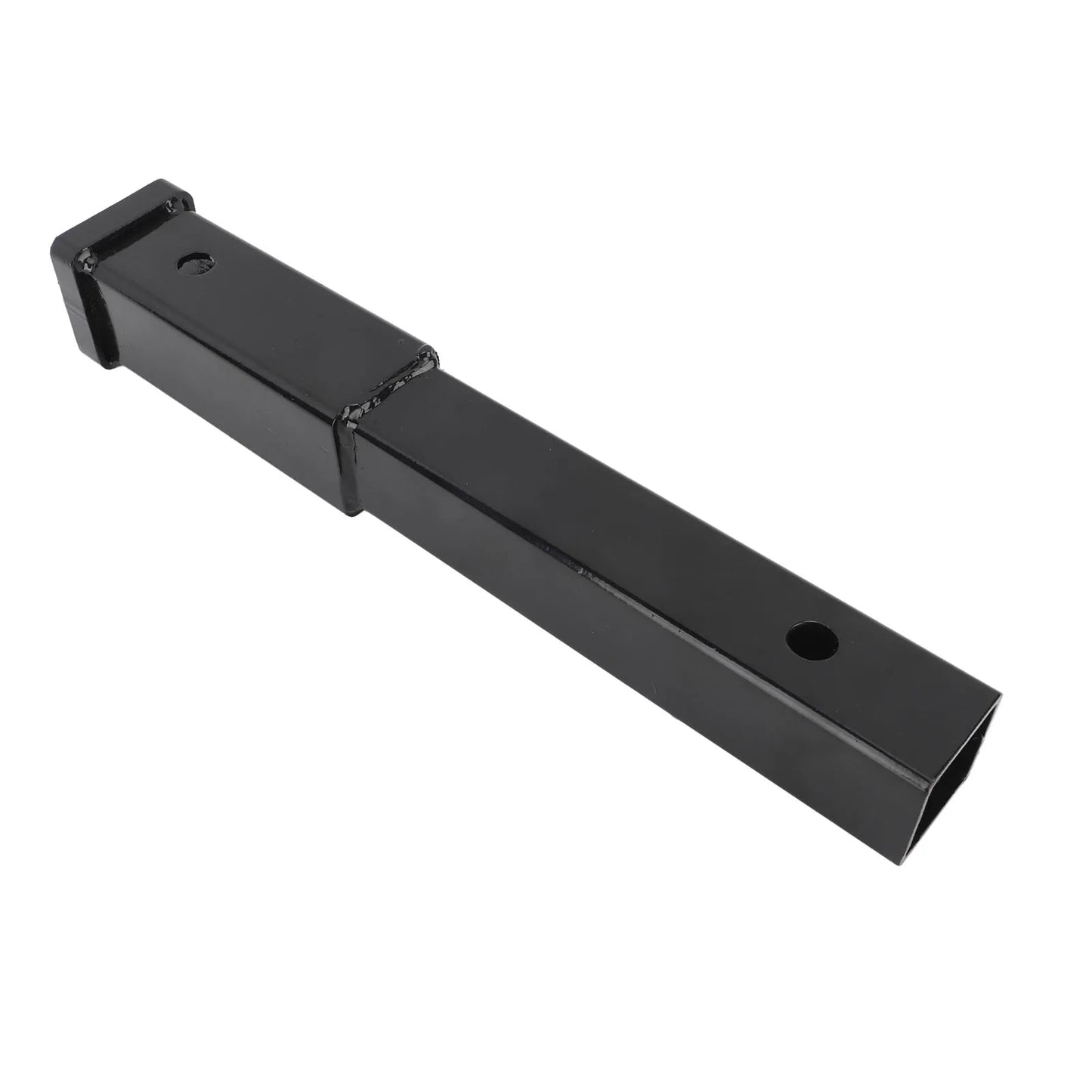 12 Inch Trailer Hitch Receiver Extender Black 5000 Lbs Towing Reliable Hitch Extension For 2 Inch Receiver Tube Tow Bar Shank