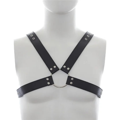 Fetish Men Leather Arm Harness Belt BDSM Gay Body Bondage Sex Lingerie Arm Harness Strap Sexual Gay Clothes for Stage Rave Club