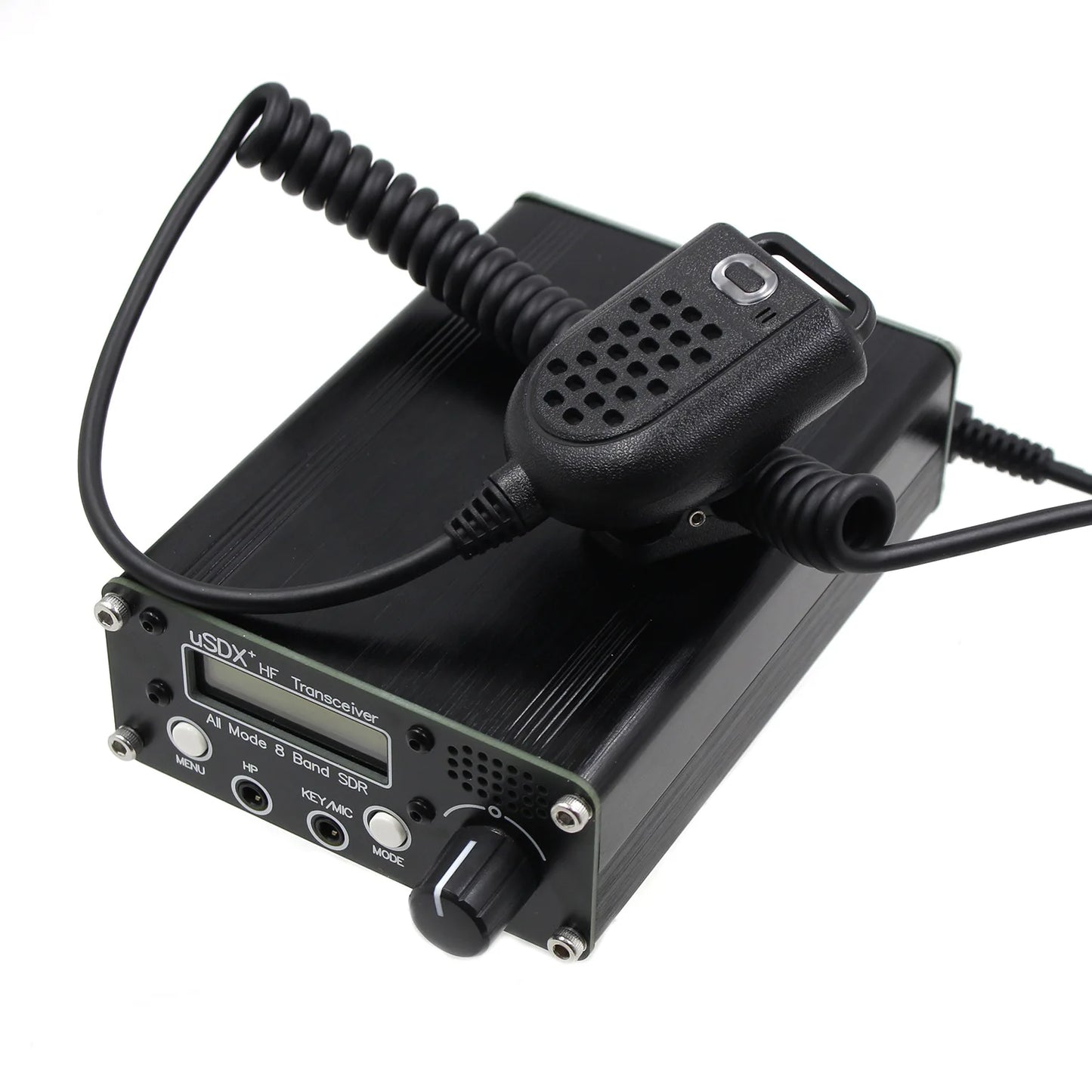 R1.02W  3-5W USDX+ V2 SDR Transceiver All Mode 8 Band HF Ham Radio QRP CW Transceiver 80M/60M/40M/30M/20M/17M/15M/10M