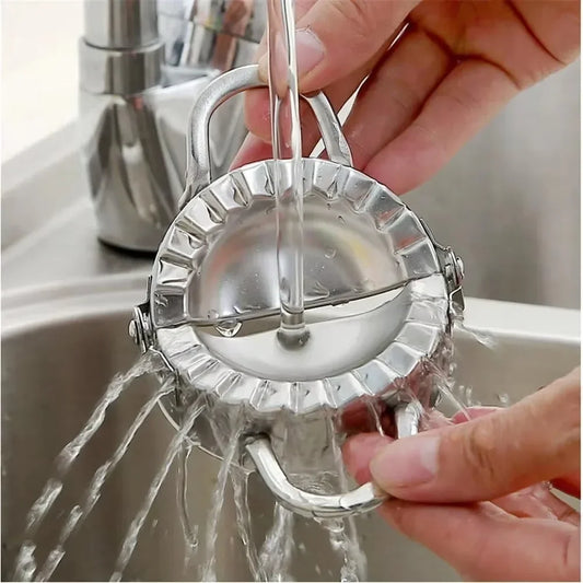 9.5/12.5/15.8cm Eco-Friendly Stainless Steel Dumplings Tool Dumpling Mold Household Manual Press Kitchen Baking Accessories