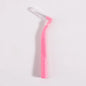 100pcs L-Shape Interdental Brush Wire Orthodontic Interdental Brush Orthodontic Toothbrush Soft Bristle Oral Care
