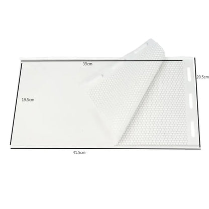 Beeswax Press Sheet Mold DIY Comb Foundation Mold Soft PVC Honeycomb Base Foundation Mould Beekeeping Beeswax Candle Making Tool