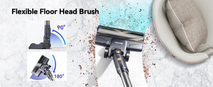 Vastorm 3-in-1 Corded Vacuum Cleaner 600W Powerful Upgraded Motor Free-Stand Lightweight Stick Handheld Vacuum for Carpet Pet Hair