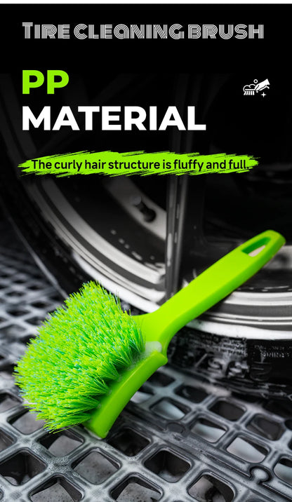 MAGIC GEM Tire Brushes for Cleaning Tires, Durable Car Wash Brush, Stiff Tire Scrub Brush for Car Detailing & Rubber Tire