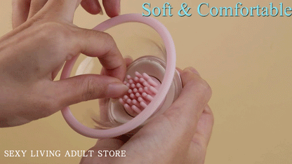 Breast Enhancement Sucking Vibrator Rotating Vacuum Pump Bra Sucker AV Breast Massager Female Nipple Stimulation Masturbator