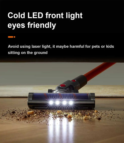 Handheld Cordless Wireless Vacuum Cleaner Liectroux I10, 27000PA, Smart Dust Detection, Big Touch Screen, Auto Speed