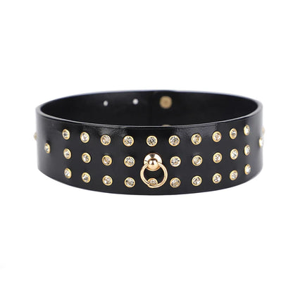 Genuine Leather Series Collar Slave Bed Neck Restraint Belt Strap BDSM Female Couple Bondage Erotic Fun Sex Toys Adult Games