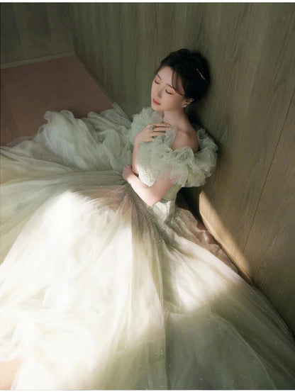 Ele een Evening Gown for Women High-End Luxury Fairy T Performance Host Dr Korean Sle Floral Mid-Waist Slim Fit