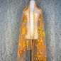 On Sale 2025 New African Net Hijab Scarf for Muslim Women African Dubai Islam Headscarf Embroidery Shawls Voile