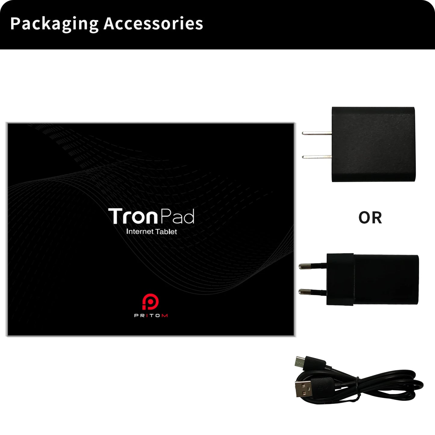 PRITOM M10 10.1 Inch Android Tablet PC 64GB ROM Quad-core HD IPS Screen WiFi GPS