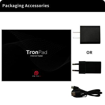 PRITOM M10 10.1 Inch Android Tablet PC 64GB ROM Quad-core HD IPS Screen WiFi GPS