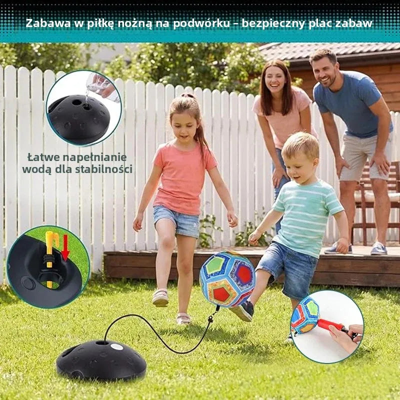 Football Rebound Training Set Kids Sports Toys Outdoor Exercise Parent-child Interaction Soccer Ball Bouncing Rebounding Rope Ship from Germany Fast Delivery