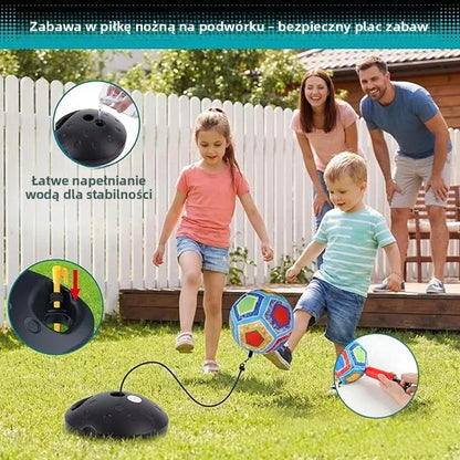 Football Rebound Training Set Kids Sports Toys Outdoor Exercise Parent-child Interaction Soccer Ball Bouncing Rebounding Rope Ship from Germany Fast Delivery